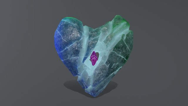 Broken Heart 3D मॉडल .c4d .max .obj .3ds .fbx .stl .blend 