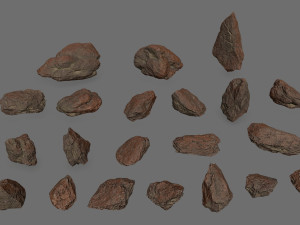 Rocks 3D मॉडल