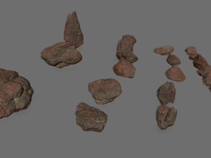 Rocks 3D मॉडल