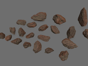 Rocks 3D मॉडल