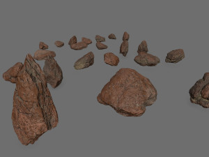 Rocks 3D मॉडल