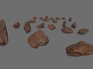 Rocks 3D मॉडल