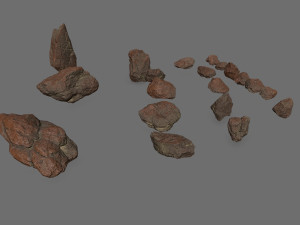 Rocks 3D मॉडल