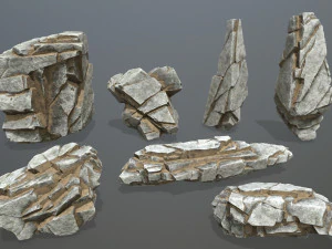 Desert rocks 3D Model