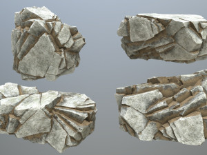 Desert rocks 3D मॉडल