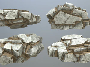 Desert rocks 3D Model