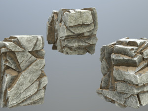 Desert rocks 3D मॉडल
