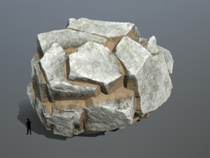 Desert rocks 3D Model