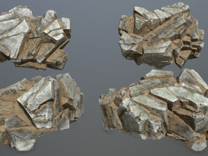 Desert rocks 3D Model
