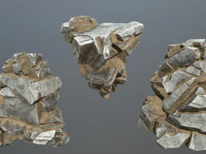 Desert rocks 3D Model