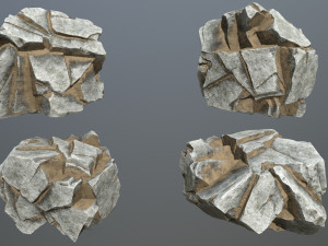 Desert rocks 3D Model