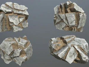 Desert rocks 3D Model