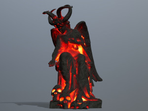 Lava statue Modèle 3D