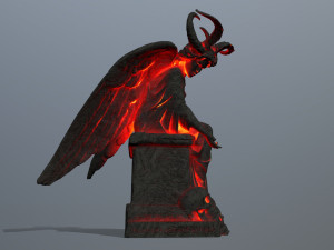 Lava statue Modèle 3D