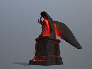 Lava statue Modèle 3D