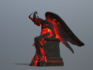 Lava statue Modèle 3D