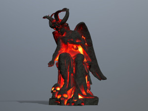 Lava statue Modèle 3D