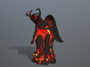 Lava statue Modèle 3D