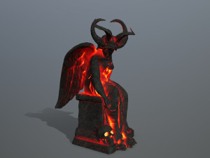 Lava statue Modèle 3D