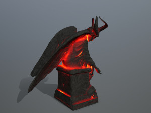 Lava statue Modèle 3D
