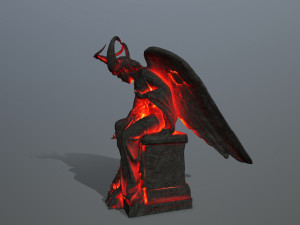 Lava statue Modèle 3D