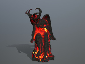 Lava statue Modèle 3D