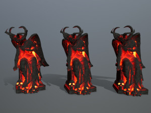 Lava statue Modèle 3D