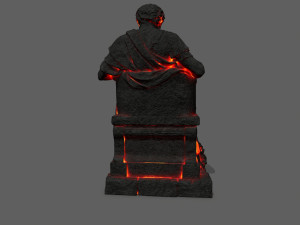 Lava statue 3D Модель