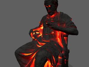 Lava statue 3D Модель