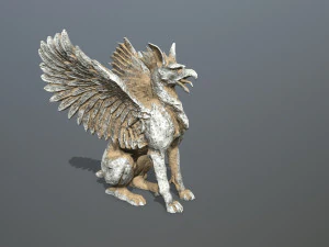 Statue Creature 3D Model