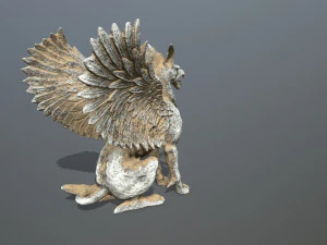 Statue Creature 3D Model