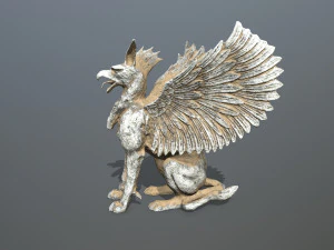 Statue Creature 3D Model