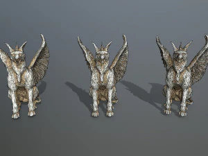 Statue Creature 3D Model