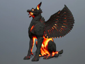 Statue Creature 3D Model