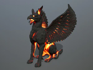 Statue Creature 3D Model