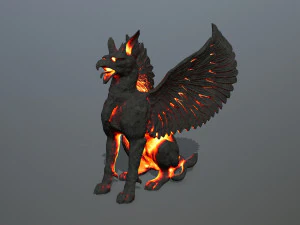 Statue Creature 3D Model