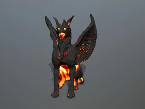 Statue Creature 3D Model