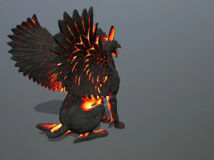 Statue Creature 3D Model
