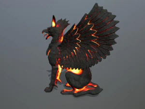 Statue Creature 3D Model