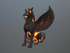 Statue Creature 3D Model
