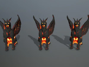 Statue Creature 3D Model
