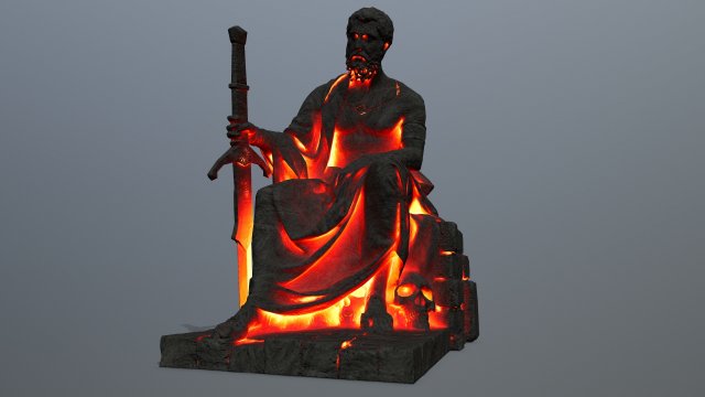 Statue Modello 3D .c4d .max .obj .3ds .fbx .stl .blend 