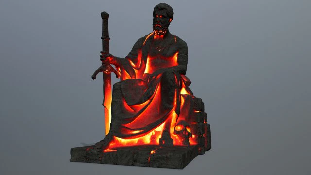 Statue 3D Model .c4d .max .obj .3ds .fbx .stl .blend 