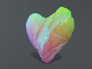 Broken Heart 3D Model