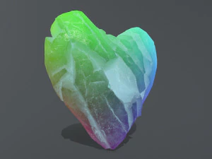 Broken Heart 3D Model