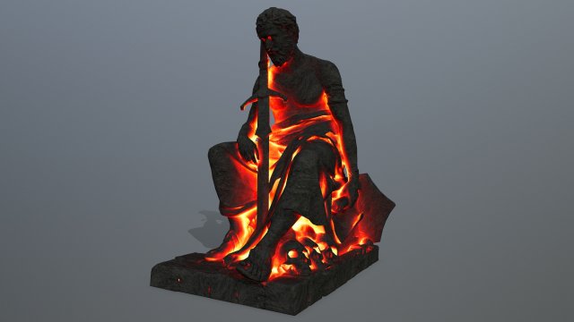 Statue Modello 3D .c4d .max .obj .3ds .fbx .stl .blend 