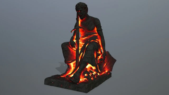 Statue 3D Model .c4d .max .obj .3ds .fbx .stl .blend 