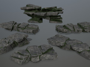 Cliff rocks Modèle 3D