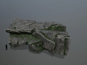 Cliff rocks 3D Model