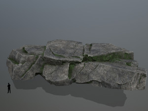 Cliff rocks 3D 模型